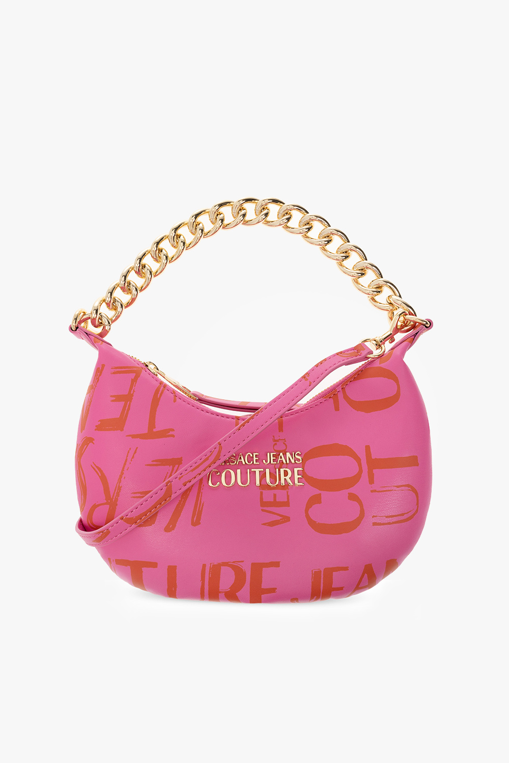 VERSACE newest JEANS pink crossbody with gold tone hardware ITALY